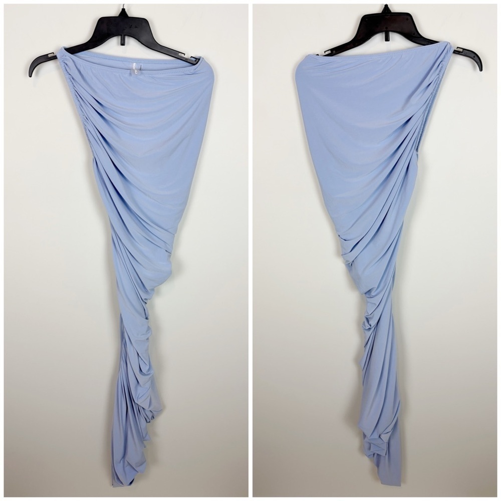 Norma Kamali X REVOLVE Diana Gown in Celestial Blue Size S - Picture 2 of 11